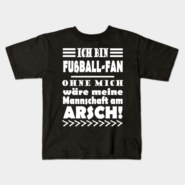 Fußball Fan Deutschland WM Spruch Geschenk Kids T-Shirt by FindYourFavouriteDesign